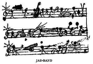 dibu_variaciones_La musica nueva_ jazzband 1922